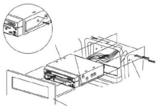 AUDIOVOX VME 9114 TS - Final ISO-DIN Installation - 1