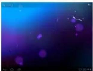 Abstract digital image with glowing purple and blue circular spots against a dark background (no text or symbols)