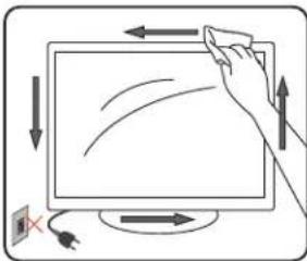 AOC LE22H138 - Nettoyage de la surface de l'écran/ du boîtier de la télévision - 1