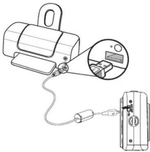 AGFAPHOTO Precisa 1430 - Connecting the camera and printer. - 1
