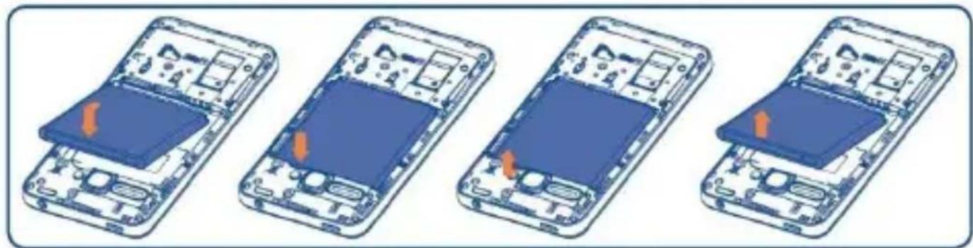 ALCATEL One Touch Star 6010D - Installing or removing the battery - 1