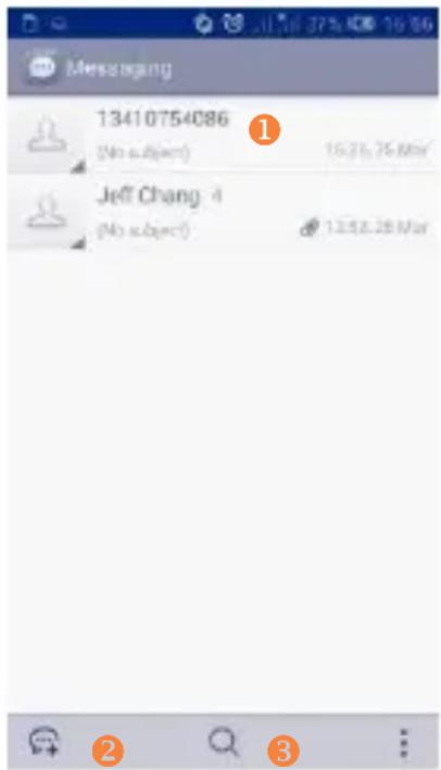 Messaging 13410754086 (No subject) 16:25.25 Mar Jeff Chang 4 (No subject) 12:35.28 Mar