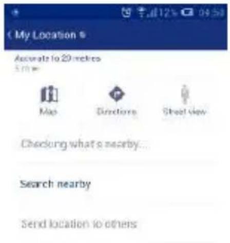 My Location Accurate to 20 metres 5 m Map Directors Street view Checking what's nearby... Search nearby Send location to others
