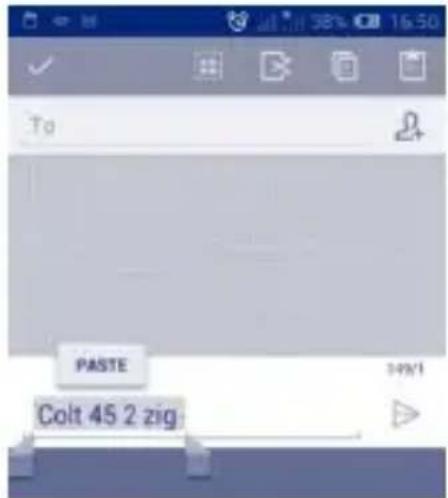 To PASTE Colt 45 2 zig 349/1