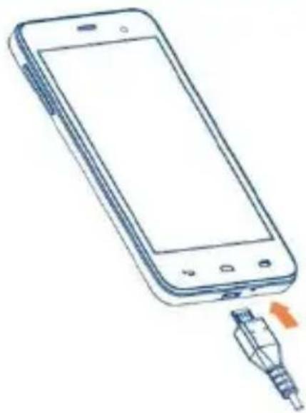 ALCATEL One Touch Star 6010D - Charging the battery - 1
