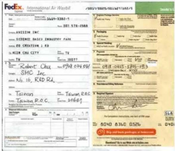 FedEx International Air Waybird 1. Registration: Taiwan, R.C. Date: 2017-03-04 Registration Number: 1664-1382-1 Registration Type: None Registration Address: 501 574-7388 Registration Agency: None Registration Code: None Registration Number: 20 CREATION 1 RD Registration ID: MIGM CHU CITY Registrati…