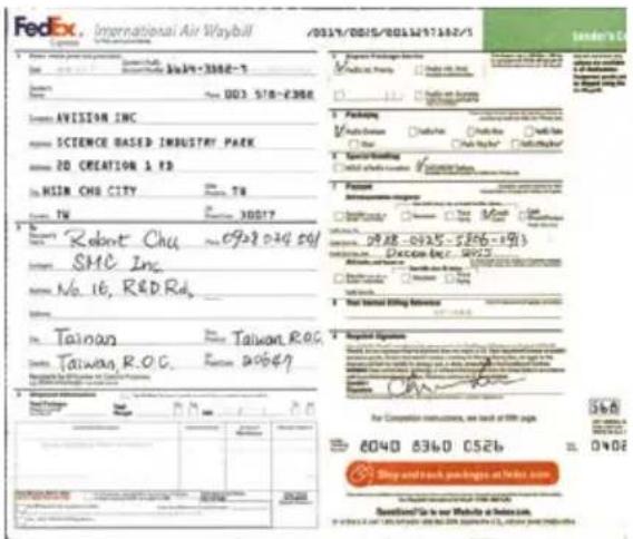 FedEx International Air Waybill Copyright 1. Name: Aerial Power Supply Co., Ltd. Address: 037-2682-5 2. Location: Aviation Centre 3. Type: Airline 4. Location: Aviation Centre 5. Location: Aviation Centre 6. Location: Aviation Centre 7. Location: Aviation Centre 8. Location: Aviation Centre 9. Locat…