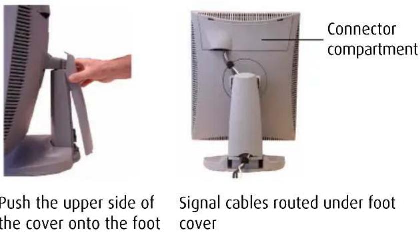 Barco Coronis MFGD-5421 - Routing the signal cables - 1