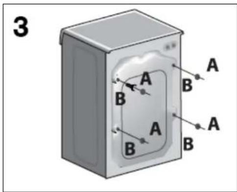 BAUMATIC BWMI 1206.1 - Unpacking the machine and removing the transit bolts - 3
