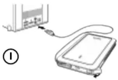 PHILIPS SPD5220CC - How to connect this external hard disk on your system? - 1