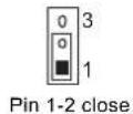 BIOSTAR G31M+ - JUSBV1: Power Source Header for USB Ports - 2