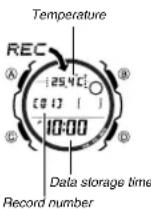 CASIO Fishing Timer Ana Digital - Recalling Temperature Data - 1