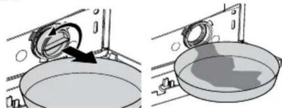 BEKO WMB 51032 CS PT - Vypustenie zvyšnej vody a vyčistenie filtra čerpadla - 5