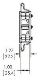 Chief FCAX14 - DIMENSIONS - 14