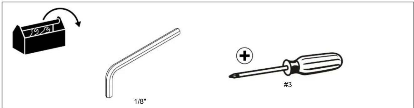 Chief FCAX14 - TOOLS REQUIRED FOR INSTALLATION - 1