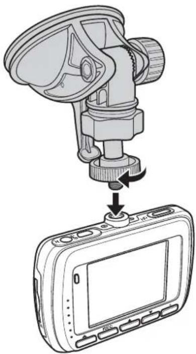 Diagram showing a camera mounted on a display case, with no visible text or symbols