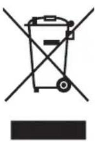 Symbol of a trash bin with crossed lines indicating no waste or restriction, and a solid black rectangle below (no text or labels)