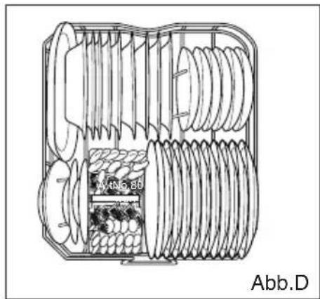 HAIER DW9TFE1 - Verwendung des unteren Korbs - 1