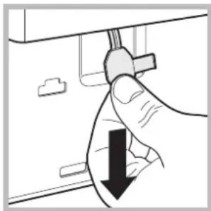 Hotpoint Ariston AQLF8F 292 U - Opening the porthole door manually - 3