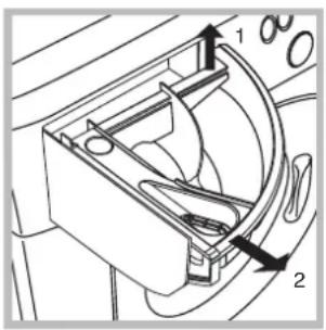 Hotpoint Ariston Maxi ARGL 105 (EU).R - Limpiar el contenedor de detergentes - 1
