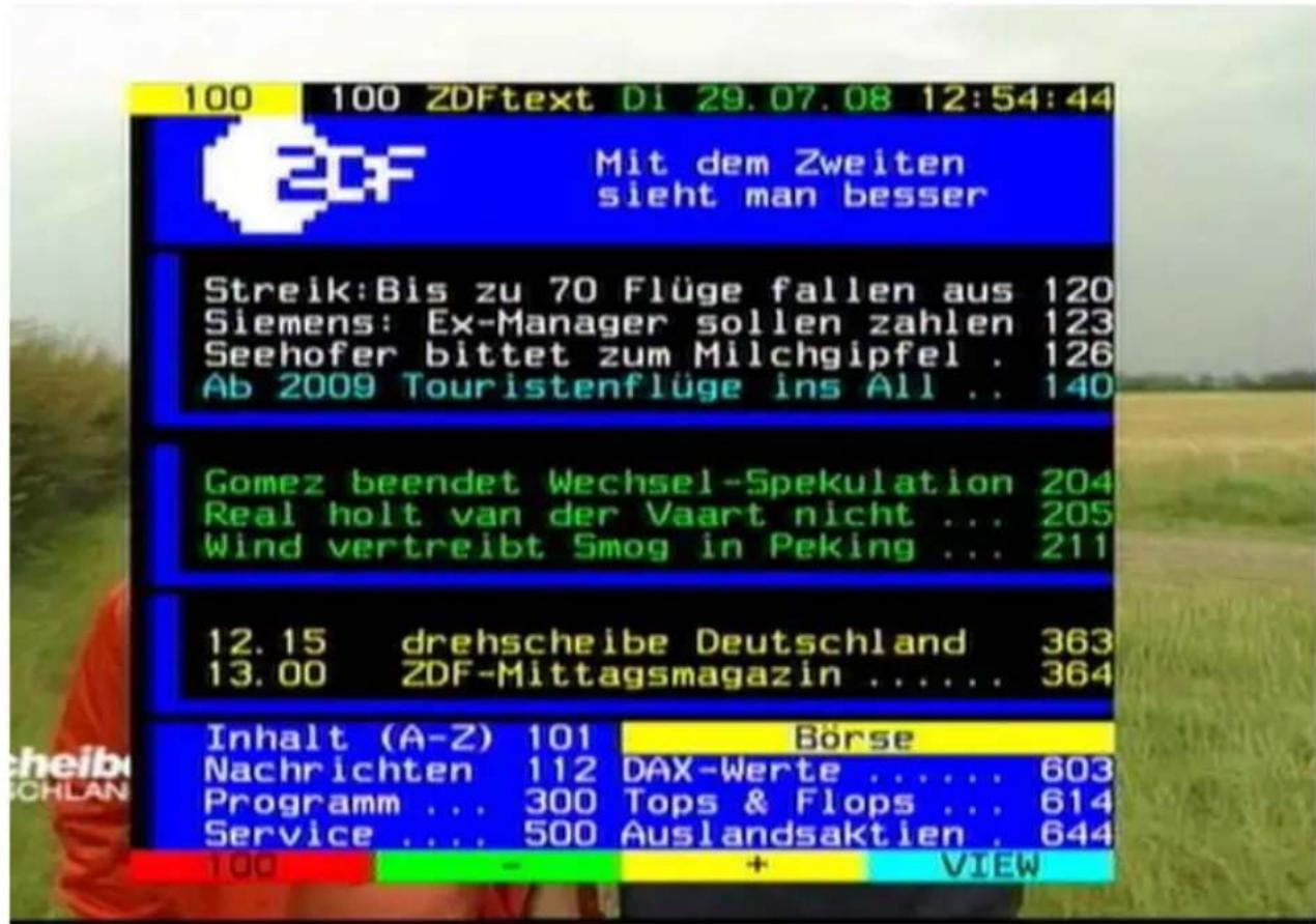 KATHREIN UFS 651sw - VIDEOTEXT (TELETEXT) - 1