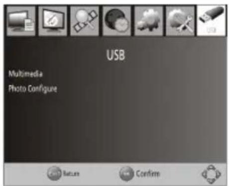 USB Multimedia Photo Configure OK Suture Confirm