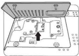 MITSUBISHI XD95U - Replacing the lamp Spare lamp for XD95U: VLT-XD95LP - 4