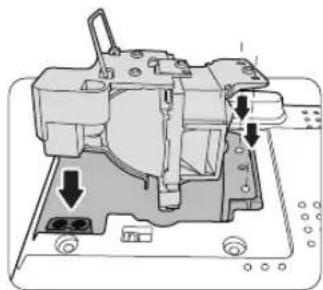 MITSUBISHI XD95U - Replacing the lamp Spare lamp for XD95U: VLT-XD95LP - 7