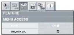 MITSUBISHI WD620U-G - To cancel the password function: - 1