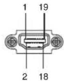MITSUBISHI WD620U-G - Connectors - 2