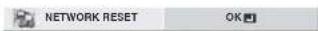 MITSUBISHI WD620U-G - Initialization of Network Settings - 1