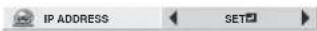 MITSUBISHI WD620U-G - IP Address Settings - 1