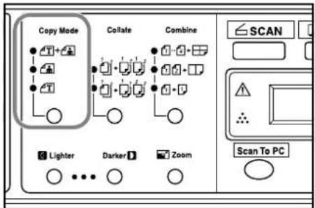 Copy Mode Collate Combine SCAN Lighter Darker Zoom Scan To PC