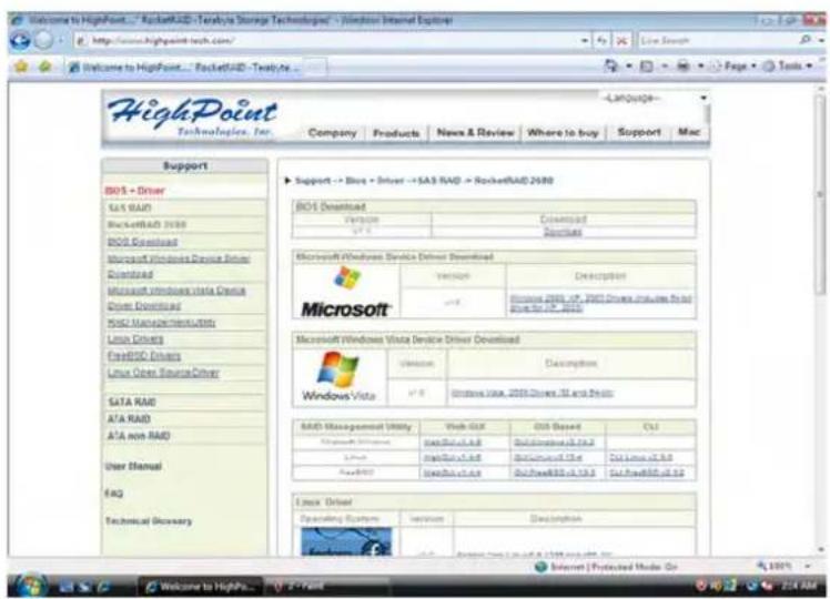 Welcome to HighPoint... RocketCAD -Tetakys Storage Technologies' - Windows Internet Explorer http://www.highpoint.tech.com/ Welcome to HighPoint... RocketCAD -Techlyte... HighPoint Technologies, Inc. Company Products News & Review Where to buy Support Mac Support BOS + Driver SLS RAID RocketRAD 2680…