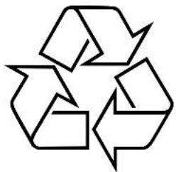 Symbole de recyclage composé de trois flèches formant un triangle (sans texte ni étiquettes)