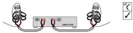R L AMPLIFIER X5 ✓