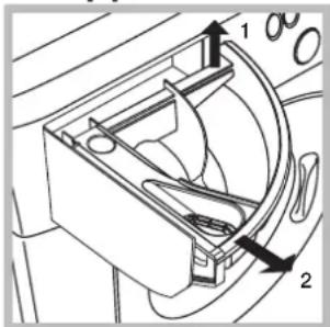 Hotpoint Ariston WMG 922B EU - Καθαρισμός του συρταριού απορρυπαντικών - 1