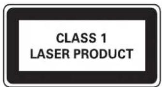 CLASS 1 LASER PRODUCT