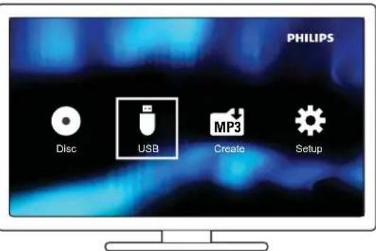 PHILIPS Disc USB MP3 Create Setup