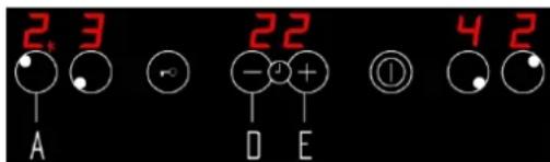 2.3 A ∞ 22 -+D E ① 42