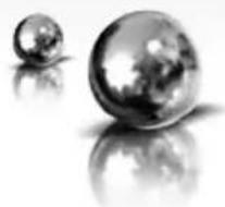Two glossy spheres with reflections, no text or symbols present