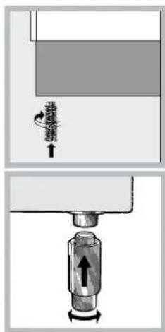 INDESIT KN3G21S(X)EU_S - Vízszintezés - 1