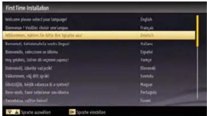 First Time Installation Welcome please select your language! Elenvenue ! Veilliez choisir une langue! Williammen, wählen. Si bitte Ihre Sprache aus! Bemienuti, Selecionate la vestra linguat! Biemvenido, seleccione un idioma Hog geldiniz, latten di veçimini rapenz! Dobrotoli, izberite val jezik! Välkommen, väl ditt språk! Üdubritlük, körjik valanza hi a syebet! Bern-indo, favor selecinar seu idioma Tervebina, valtse bileni? English Françak Deutsch Italiana Español Turkçe Slovenski Svenska Magyar Portugis Surati Sprache auswahlen Sprache einstellen