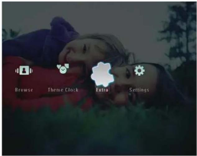 Browse Theme Clock Extra Settings