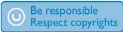 Be responsible. Respect copyrights.