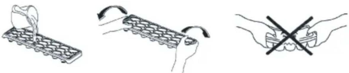 Korting KRB30914AW - Cuva pentru cuburi de gheata - 1