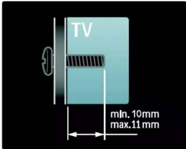 TV min. 10mm max.11mm