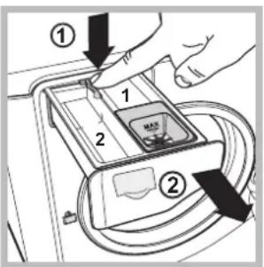 Hotpoint Ariston AQ83F 29 EU - Czyszczenie szufladki na środki piorące - 1