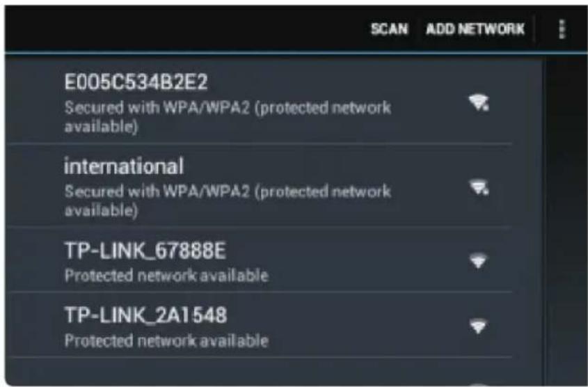 E005C534B2E2 Secured with WPA/WPA2 (protected network available) international Secured with WPA/WPA2 (protected network available) TP-LINK_67888E Protected network available TP-LINK_2A1548 Protected network available
