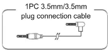 1PC 3.5mm/3.5mm plug connection cable